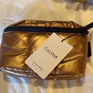 Calpak Metallic Gold Mini Bag